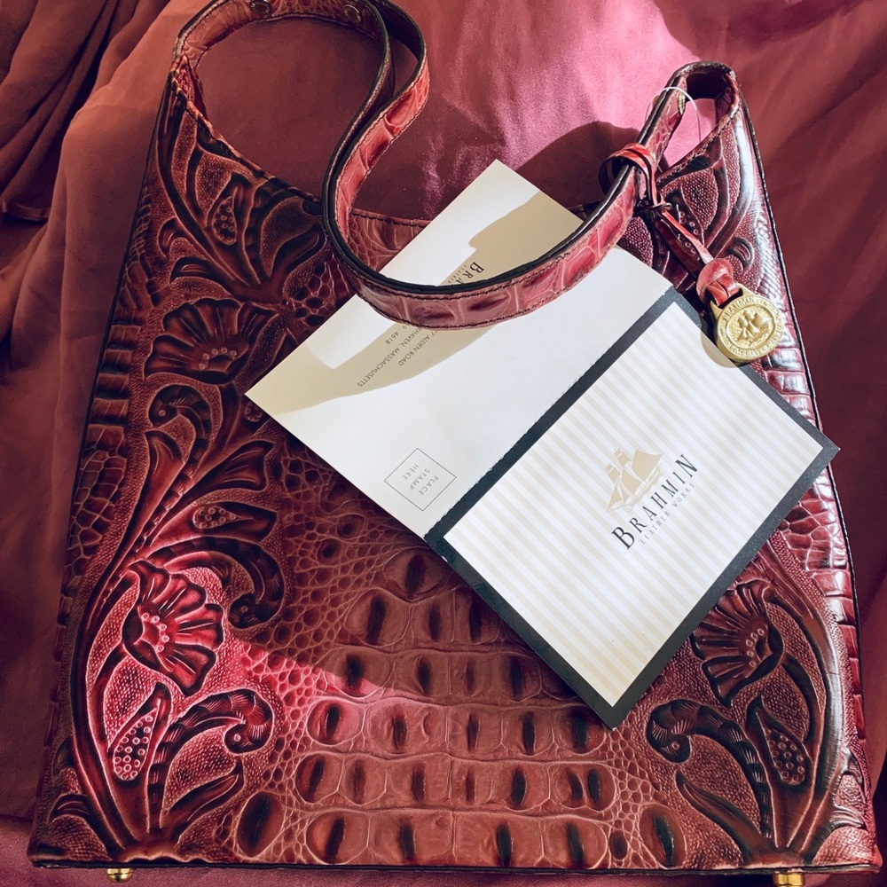 Beautiful BRAHMIN LEATHER WORKS HANDBAG. “!”